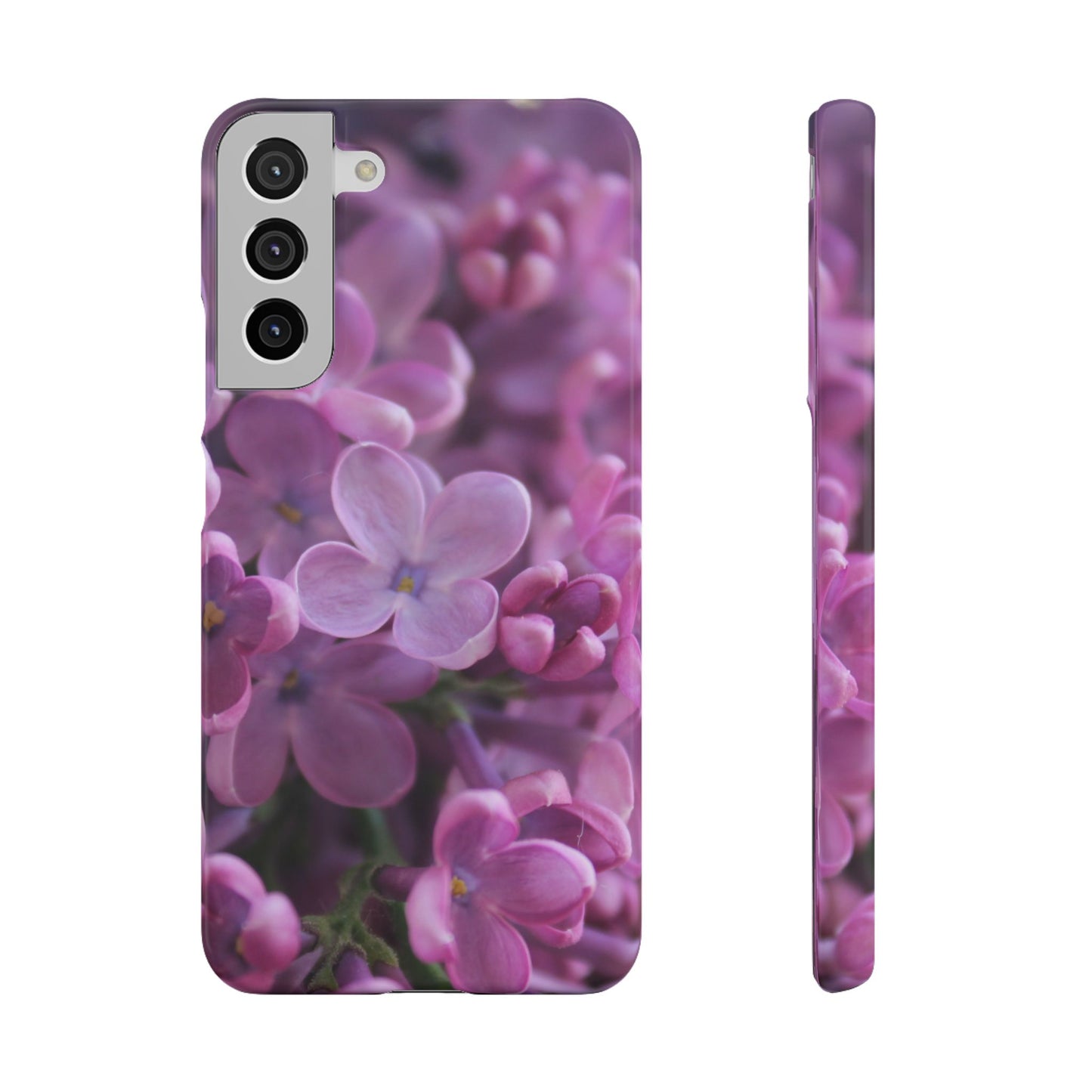 Snap Cases – Vibrant Purple Blossom Design for a Personalized Touch