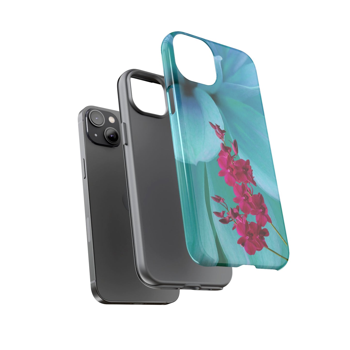 Tough Phone Case - Elegant Orchid Design