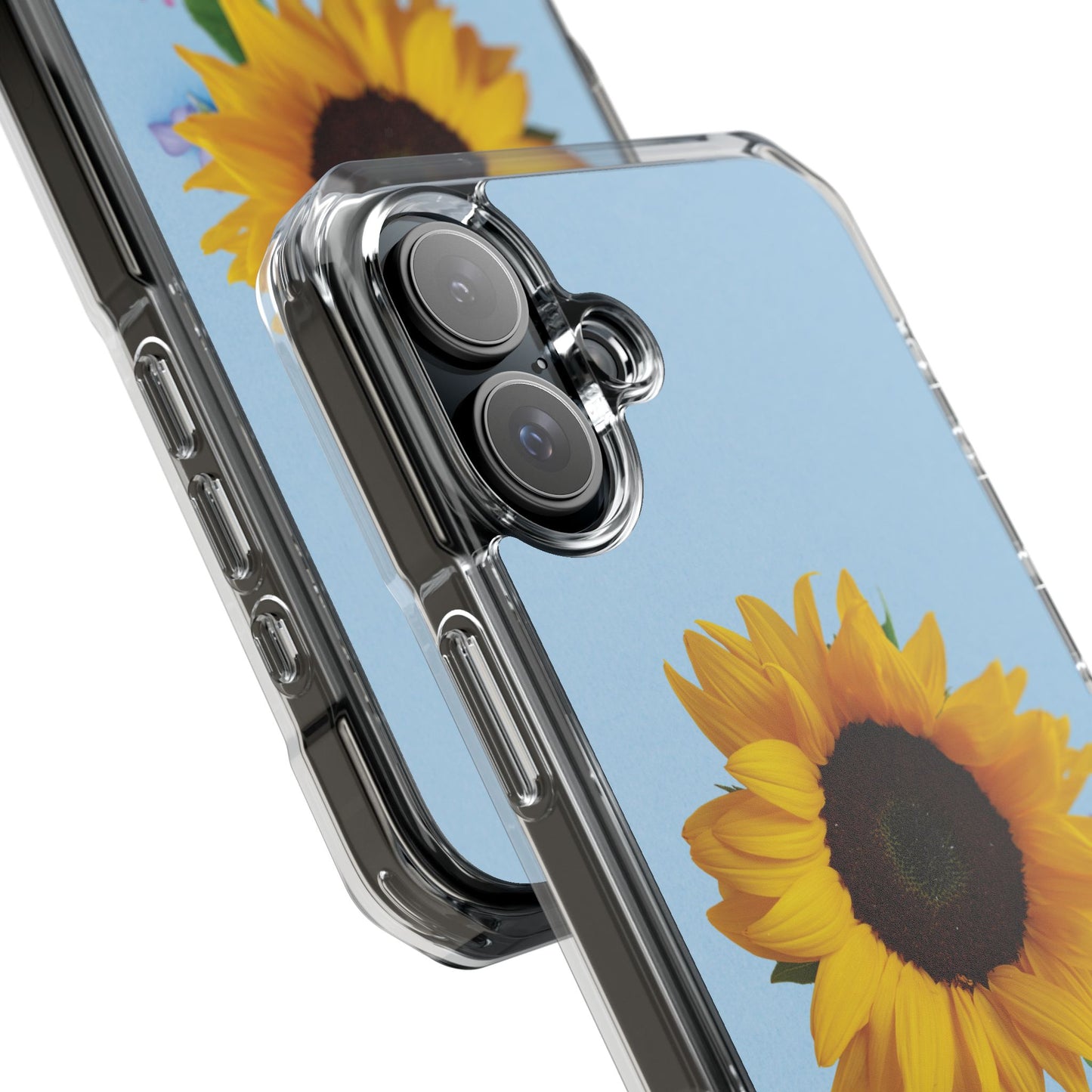 Magnet Clear Impact Case - Floristic Sunflower Design