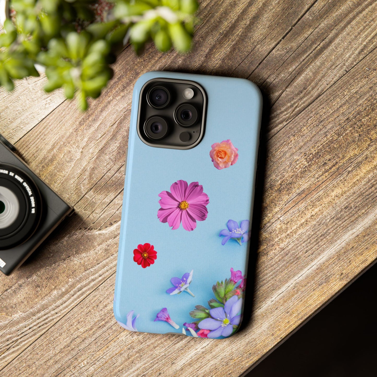 Tough Phone Case - Colorful Flower Design for Spring & Summer