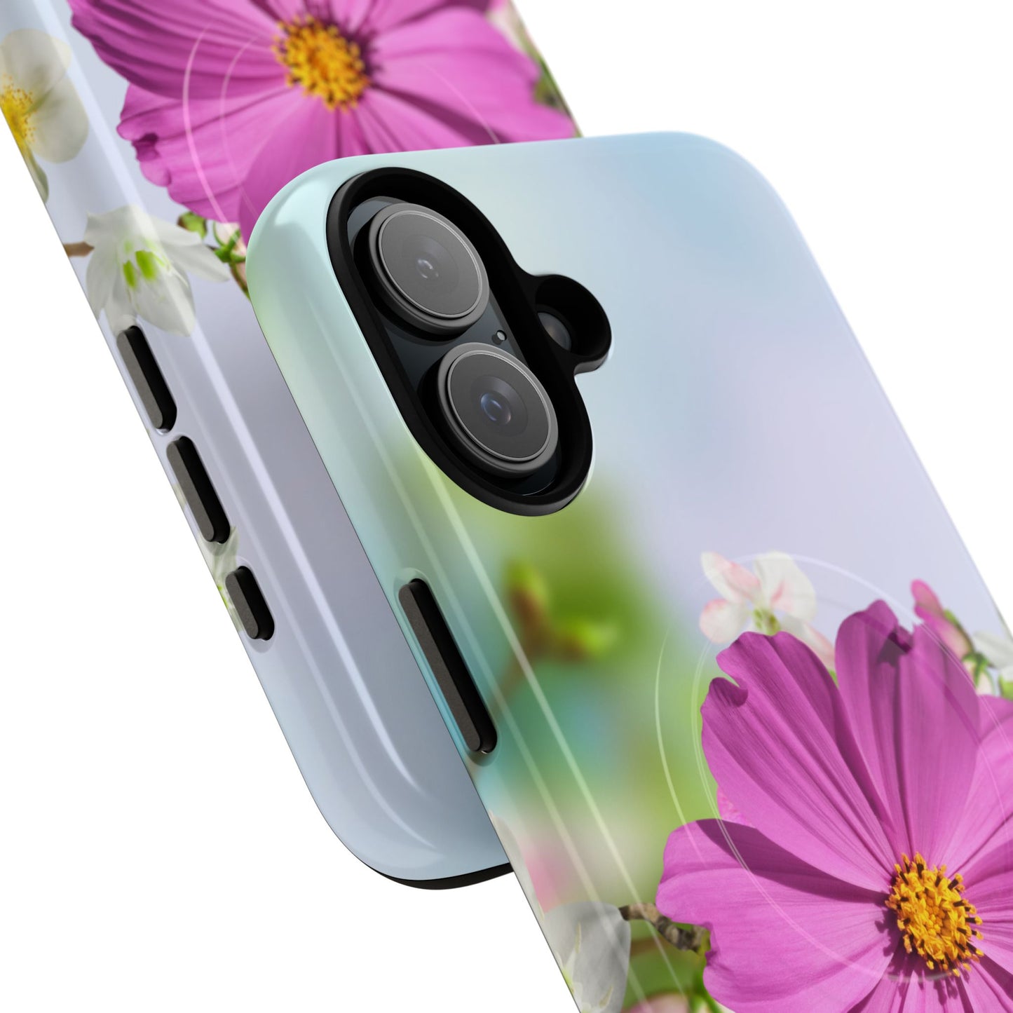 Tough Magnetic Phone Case - Vibrant Flower Design for Nature Lovers