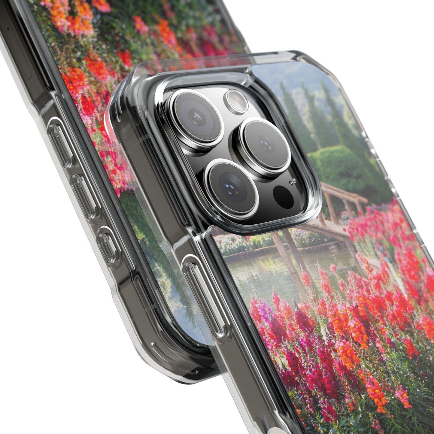 Magnetic Clear Impact Case - Nature-Inspired Phone Protection