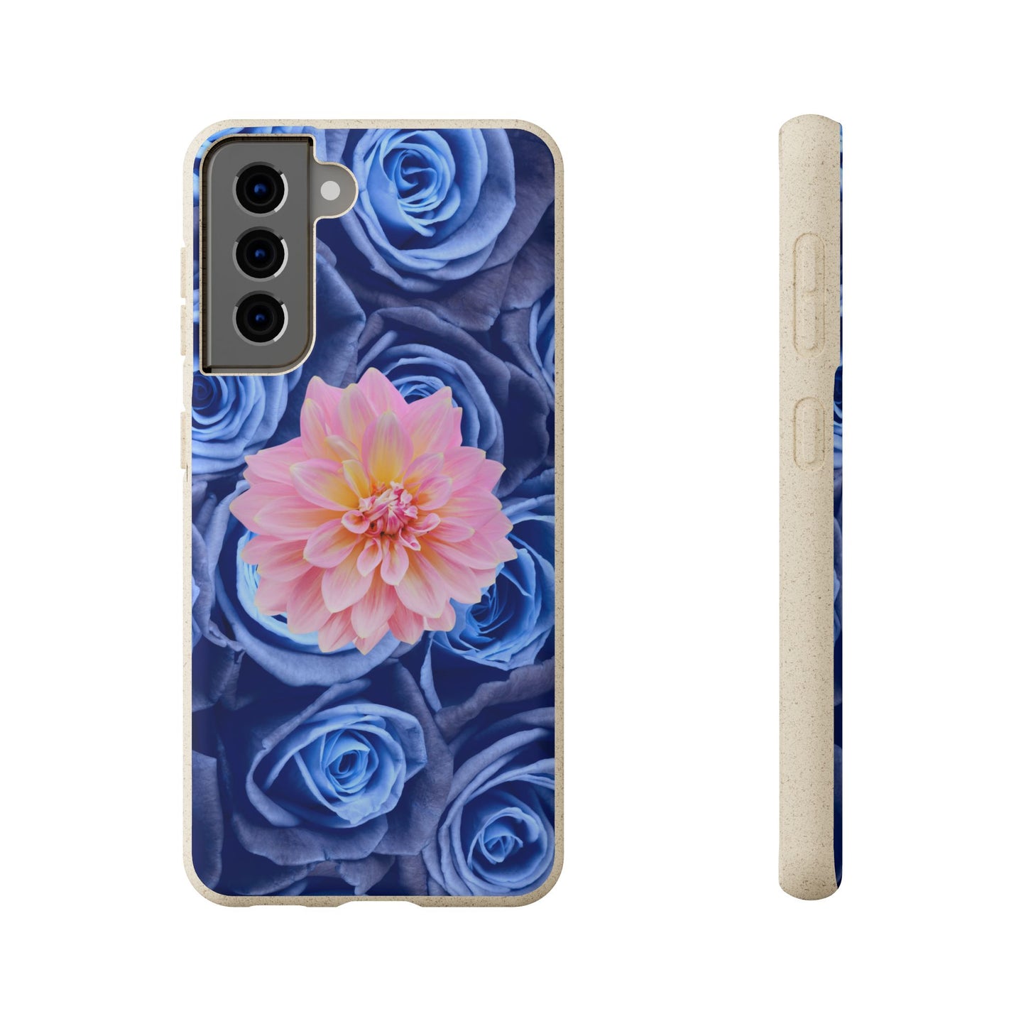 Biodegradable Cases- Blue Roses Design