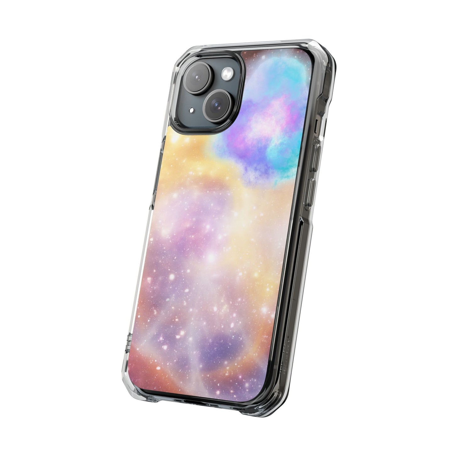 Magnetic Clear Phone Case - Cosmic Colors