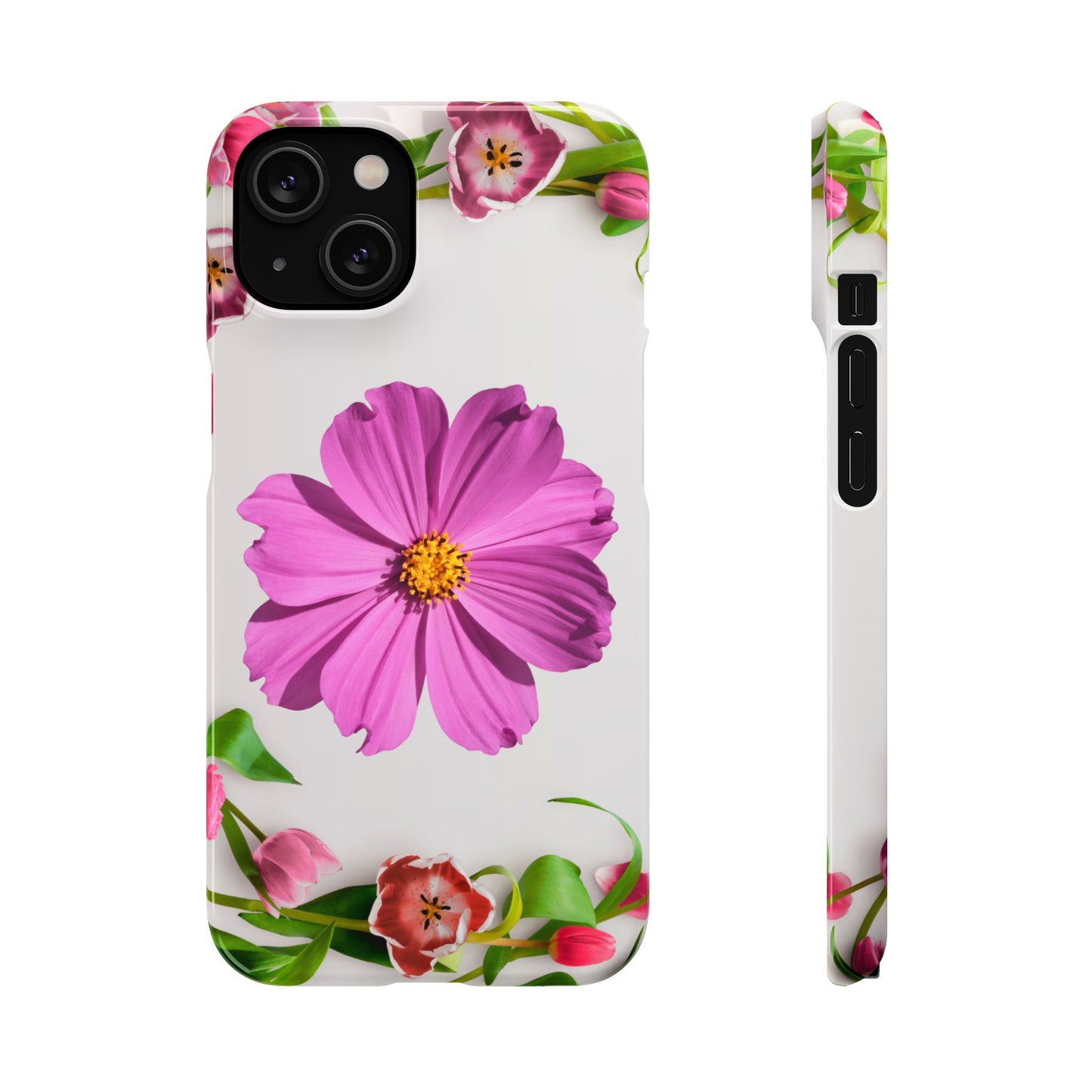 Snap Case- Elegant Flower Design