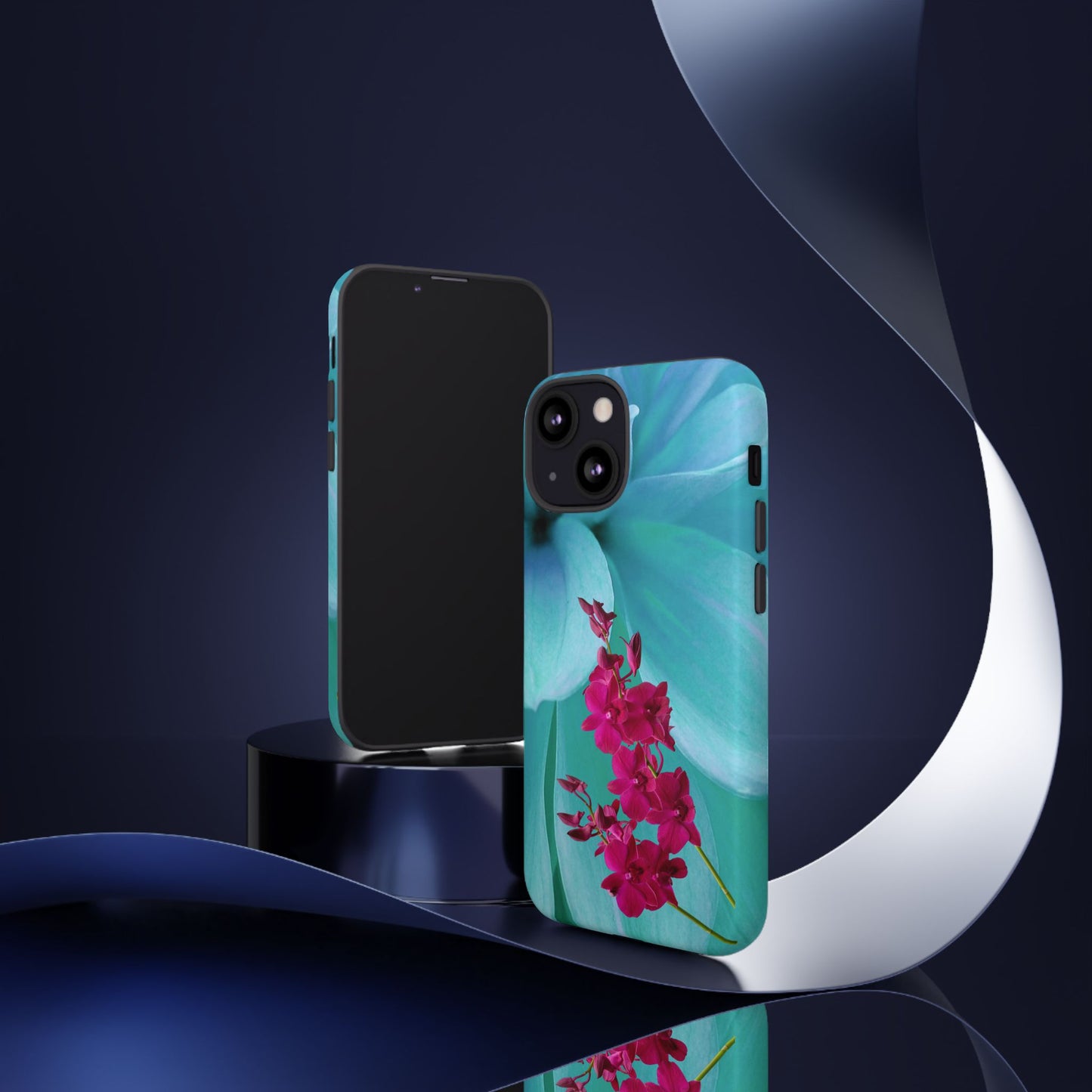 Tough Phone Case - Elegant Orchid Design