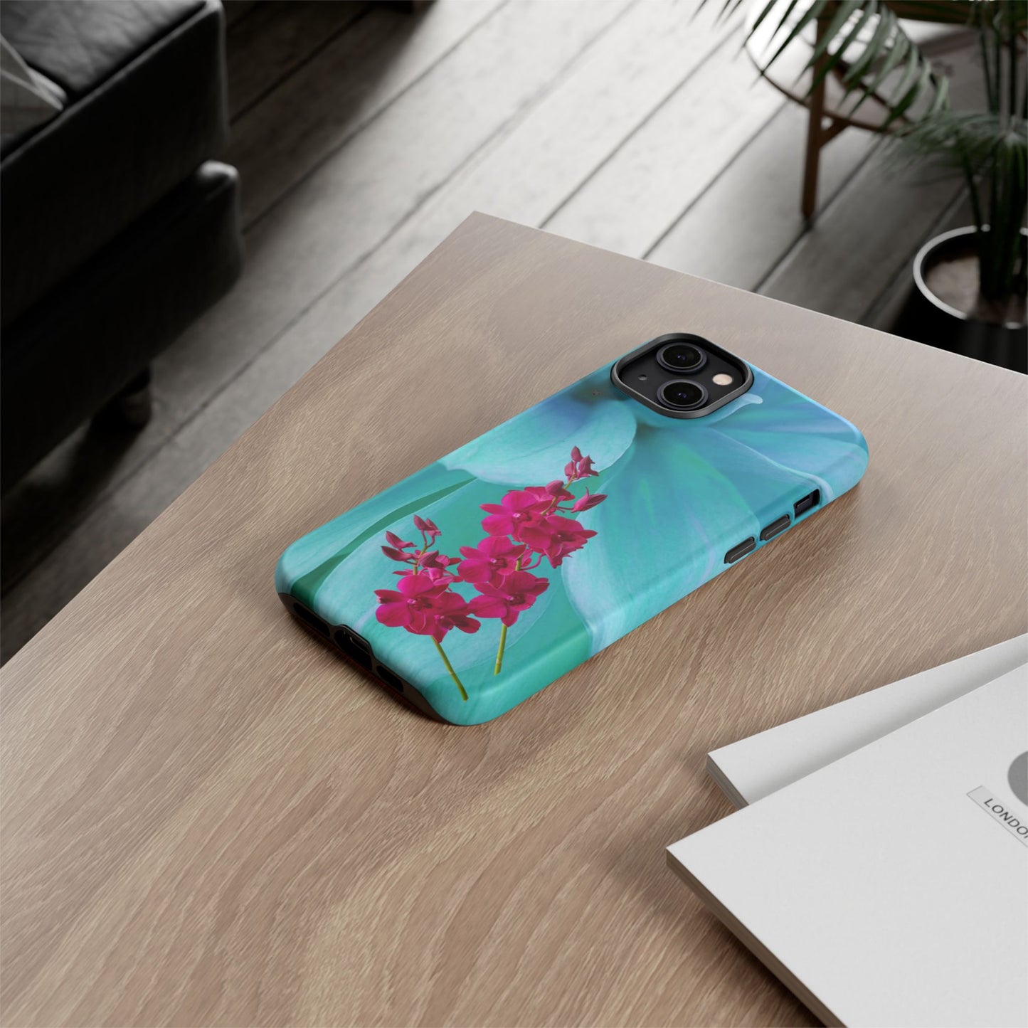 Tough Phone Case - Elegant Orchid Design