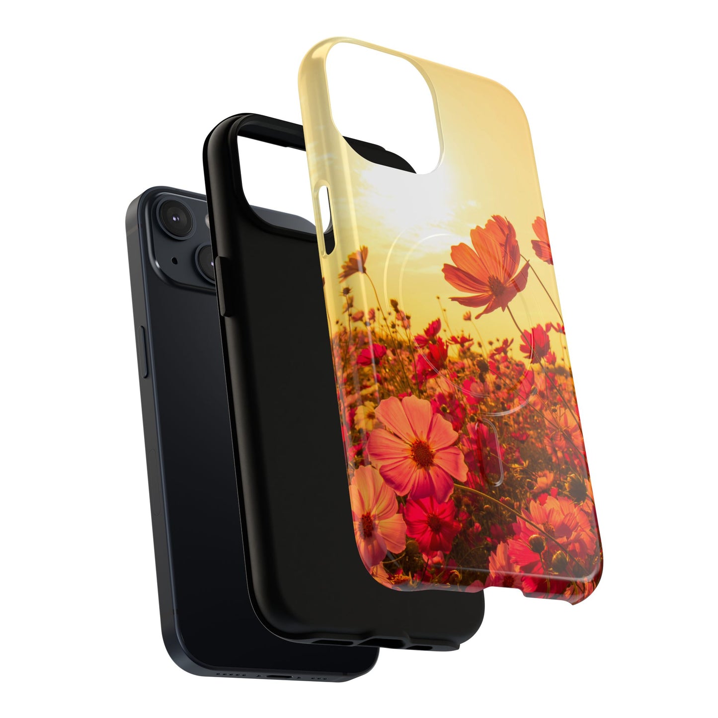 Tough Magnetic Phone Case – Vibrant Floral  and Stylish Protection for Nature Lovers