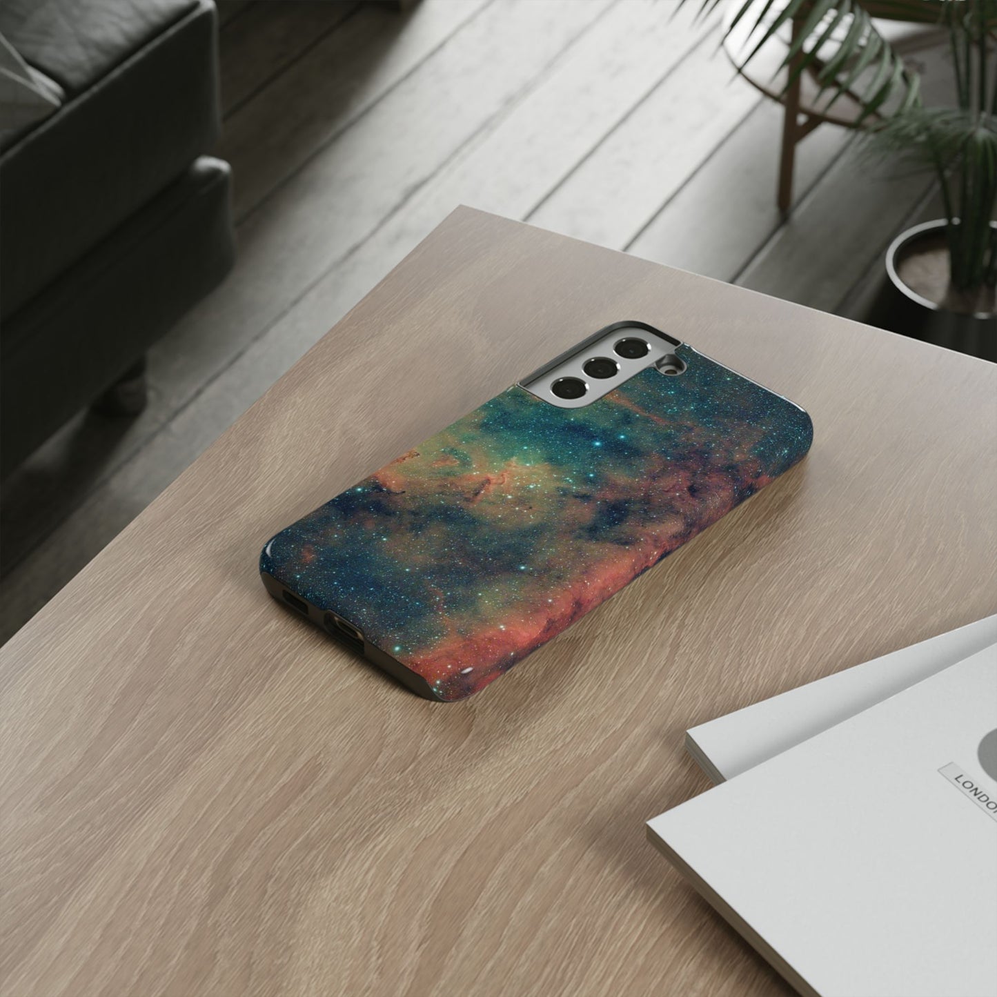 Tough Phone Case - Cosmic Nebula Design