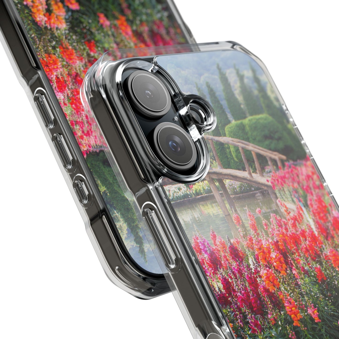 Magnetic Clear Impact Case - Nature-Inspired Phone Protection