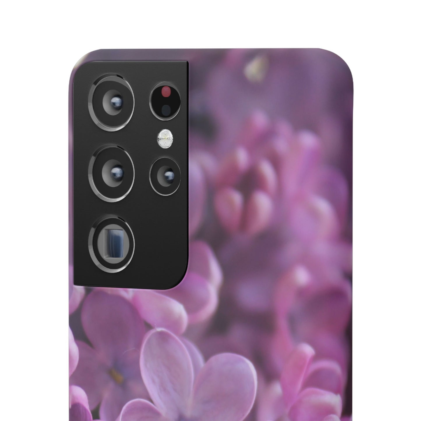 Snap Cases – Vibrant Purple Blossom Design for a Personalized Touch