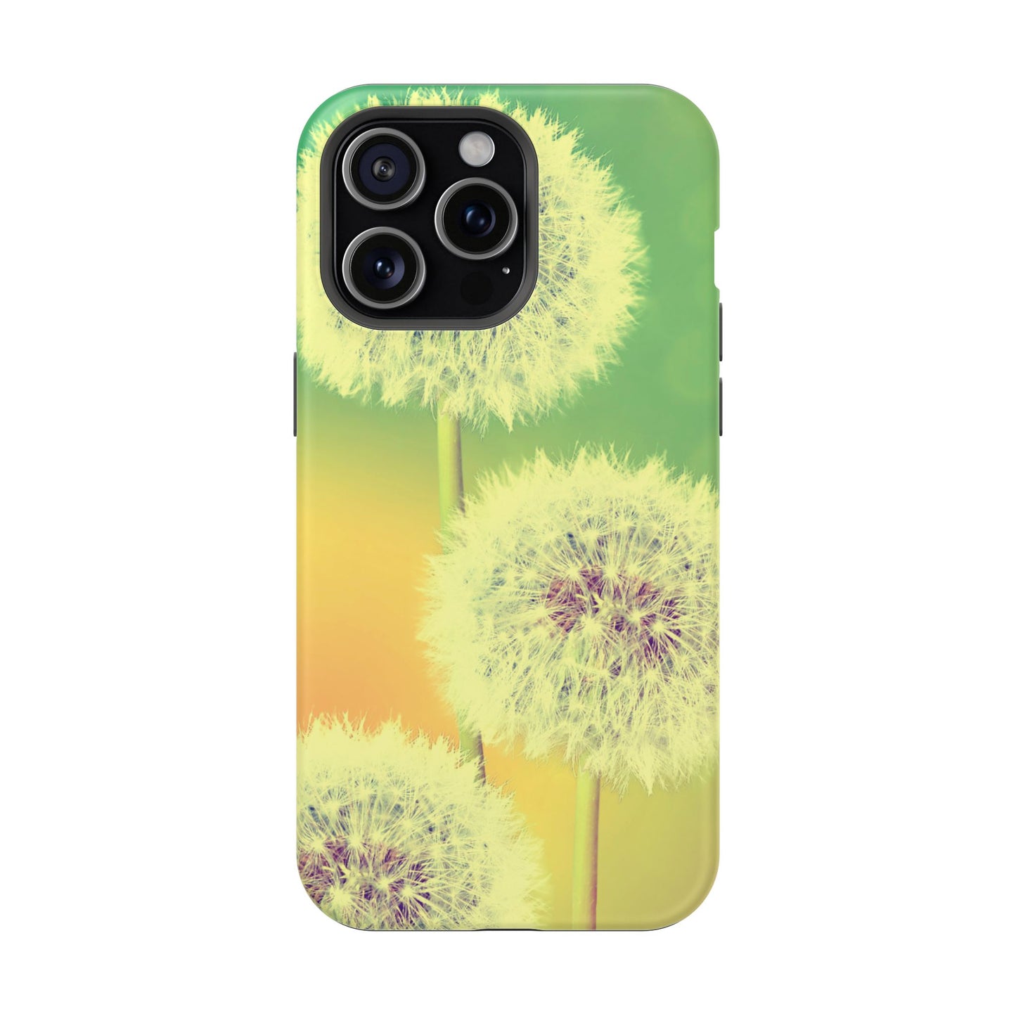 Impact-Resistant Phone Case - Whimsical Dandelion