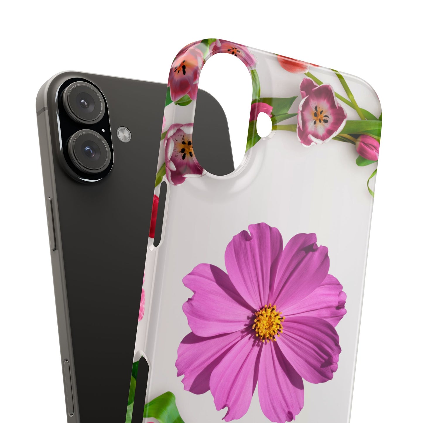 Snap Case- Elegant Flower Design