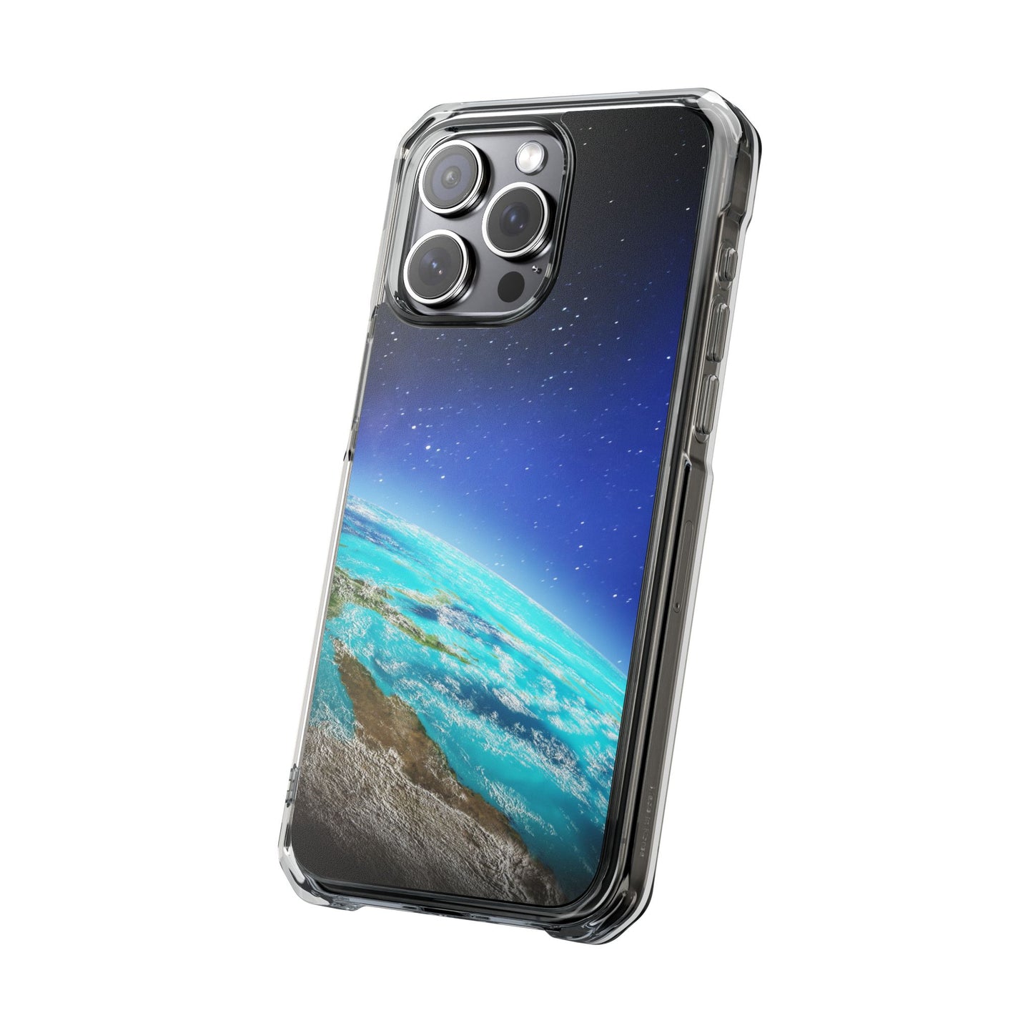 Magnetic Clear Impact Case - Galaxy Earth