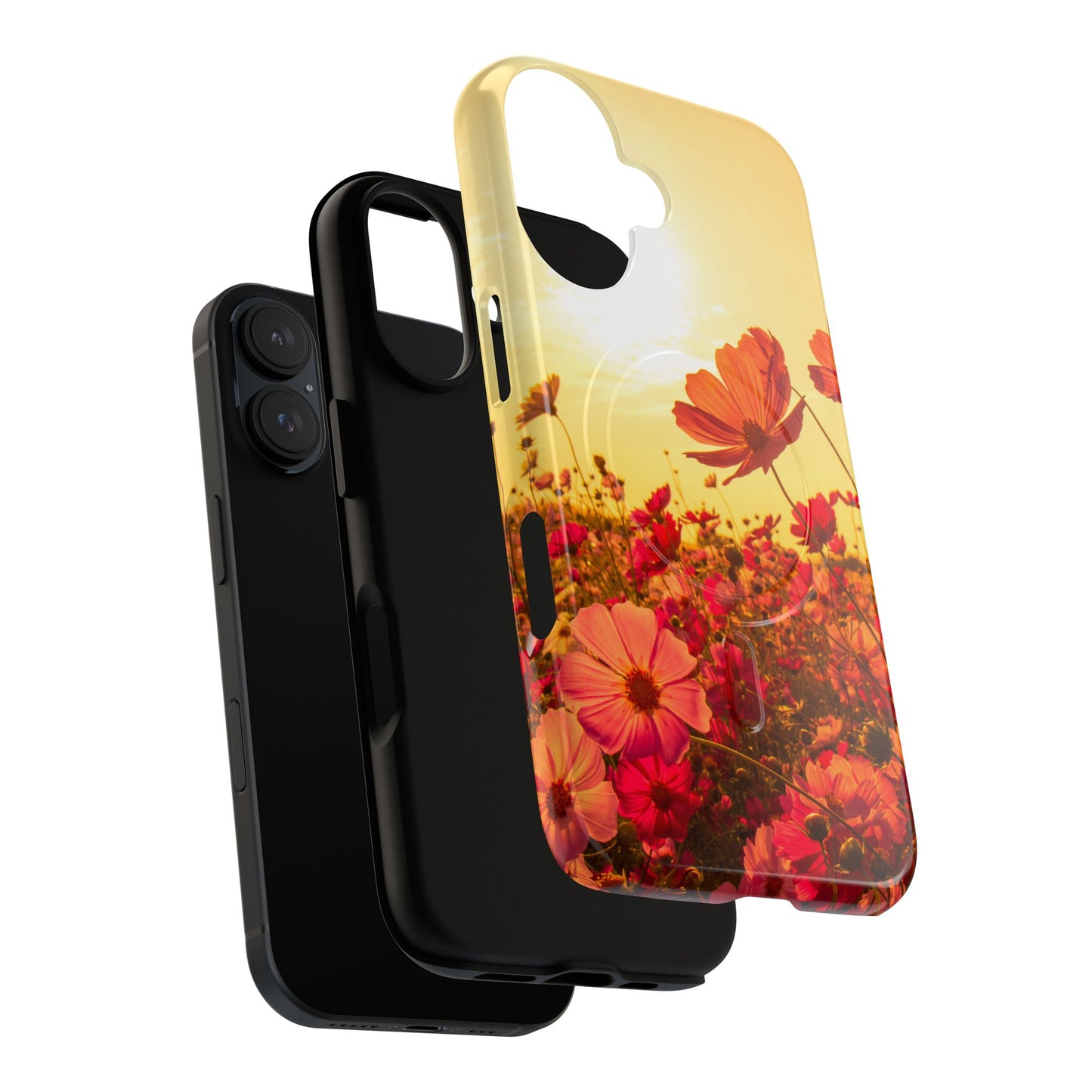 Tough Magnetic Phone Case – Vibrant Floral  and Stylish Protection for Nature Lovers