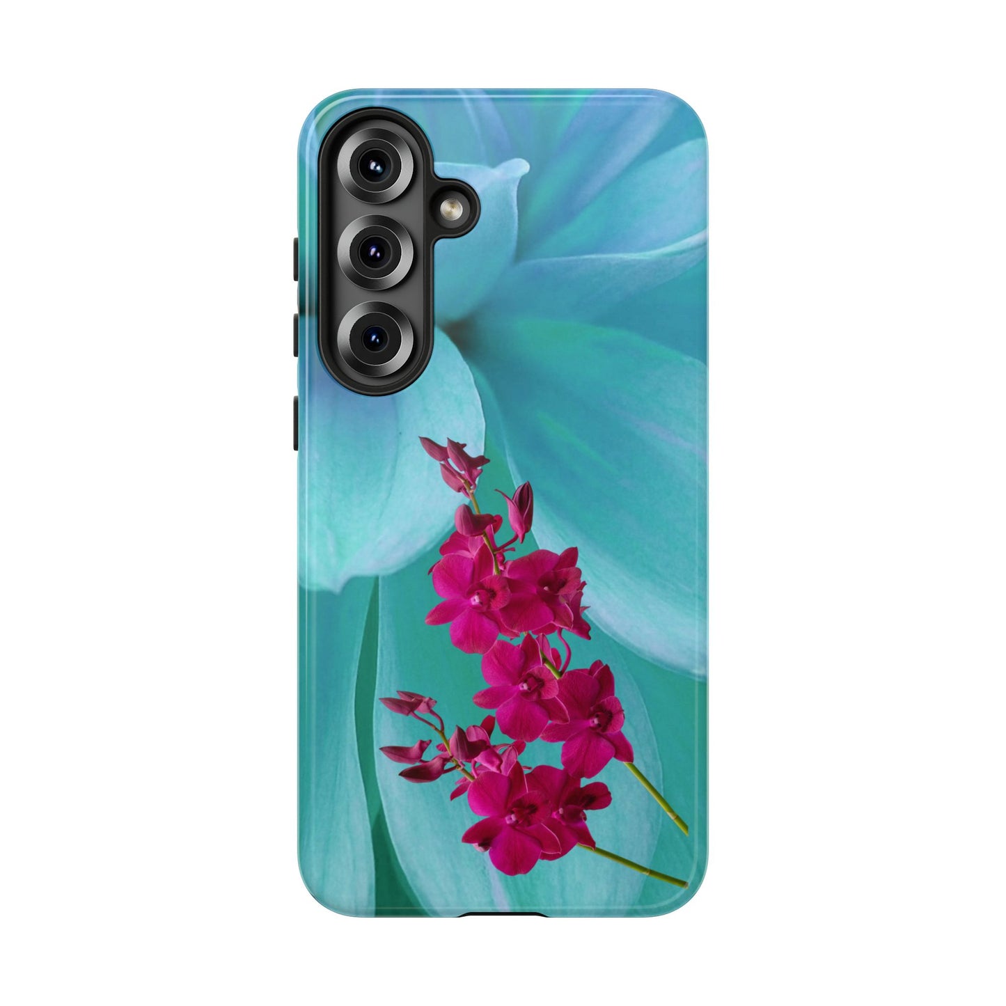 Tough Phone Case - Elegant Orchid Design