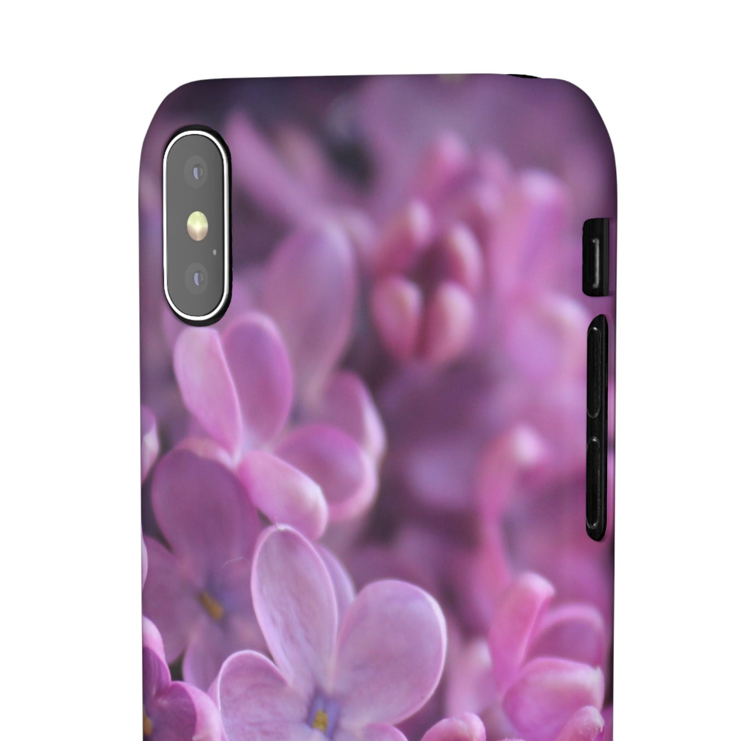 Snap Cases – Vibrant Purple Blossom Design for a Personalized Touch