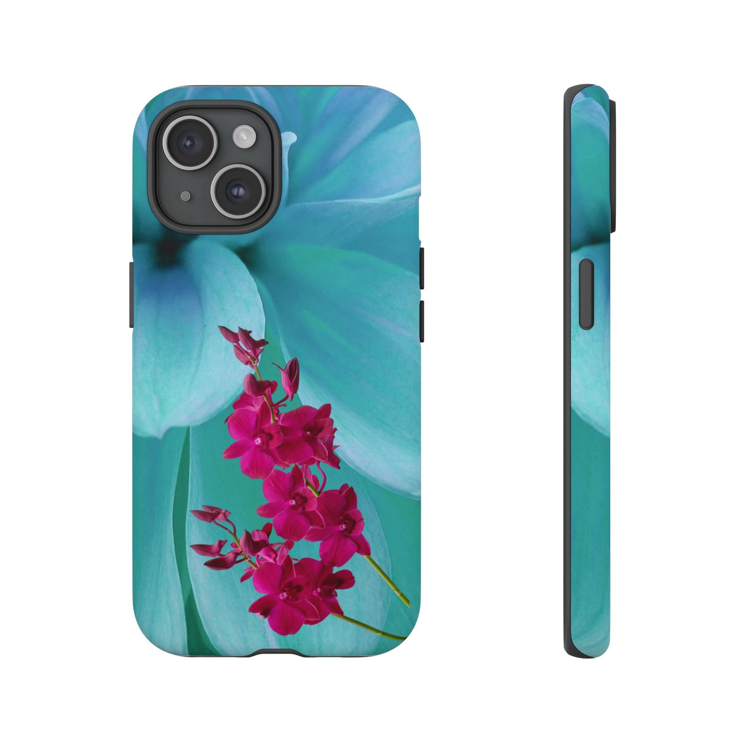 Tough Phone Case - Elegant Orchid Design