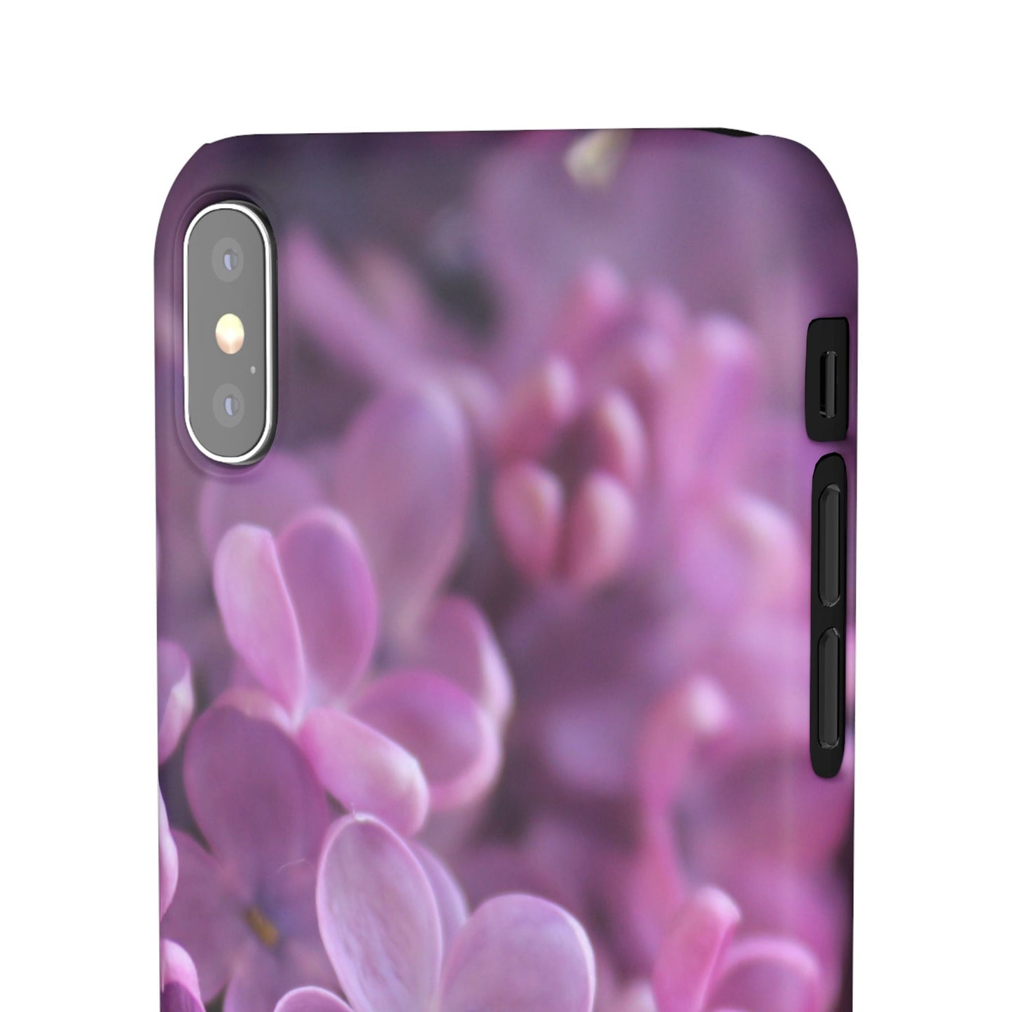 Snap Cases – Vibrant Purple Blossom Design for a Personalized Touch