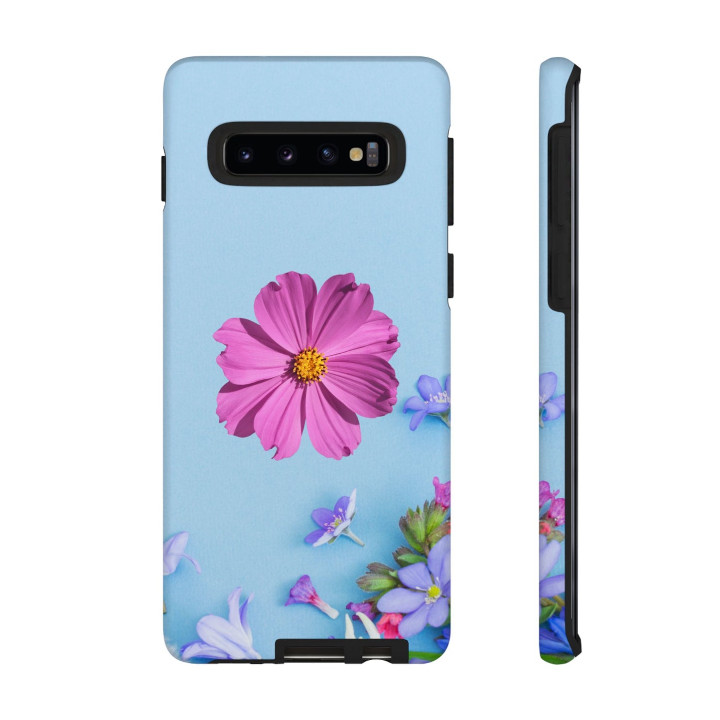 Tough Phone Case - Durable Protection with Vibrant Flower Design