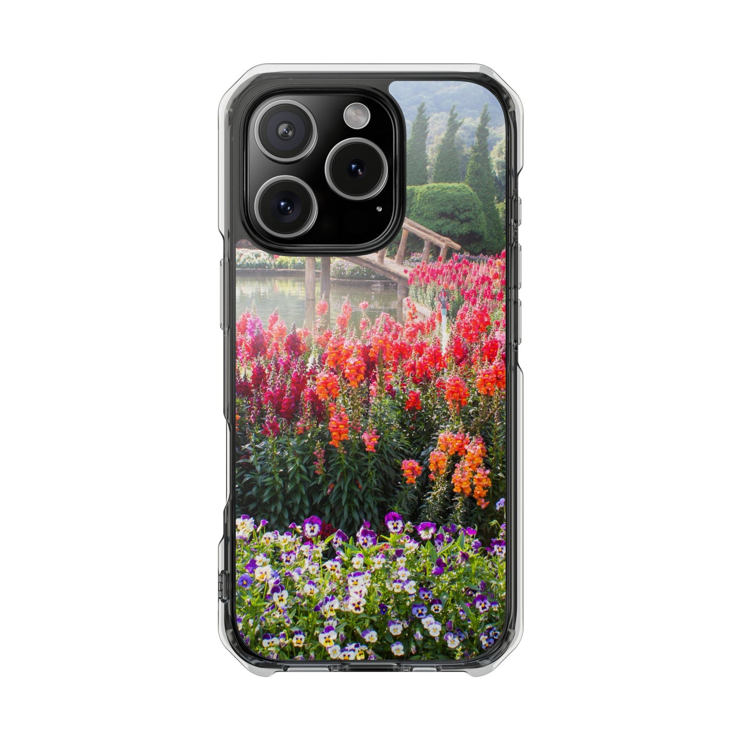 Magnetic Clear Impact Case - Nature-Inspired Phone Protection