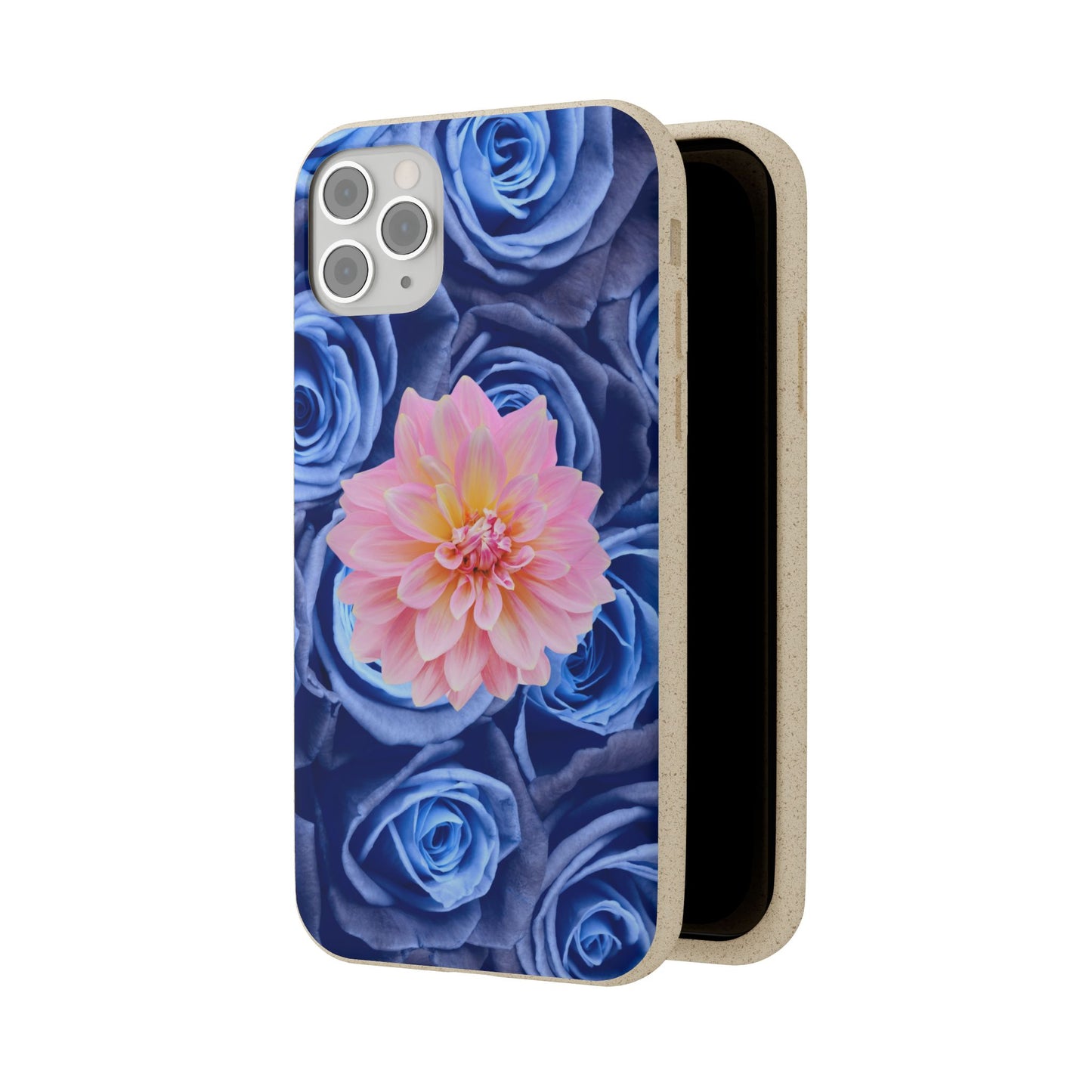 Biodegradable Cases- Blue Roses Design