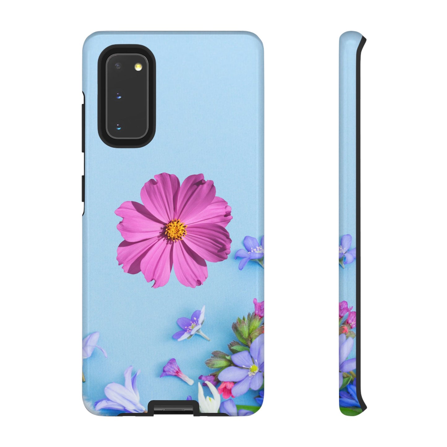 Tough Phone Case - Durable Protection with Vibrant Flower Design