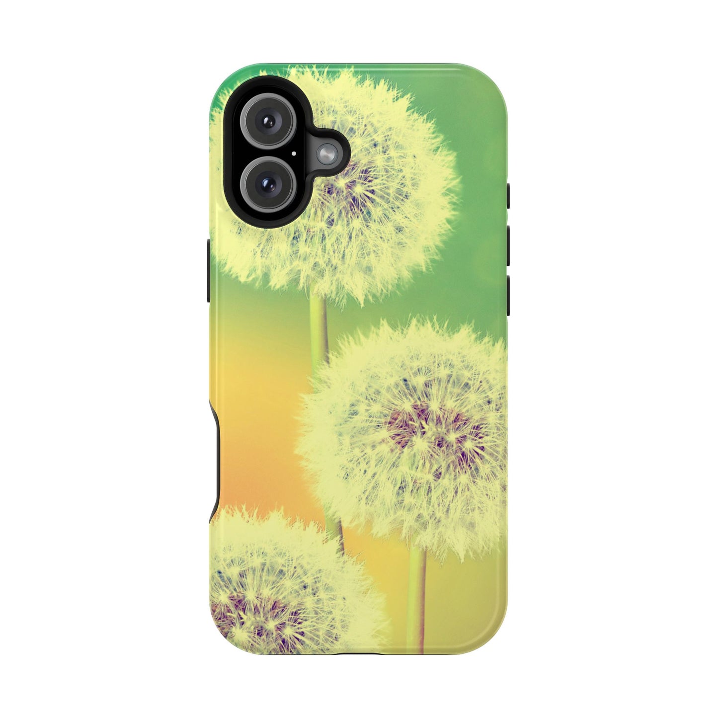 Impact-Resistant Phone Case - Whimsical Dandelion