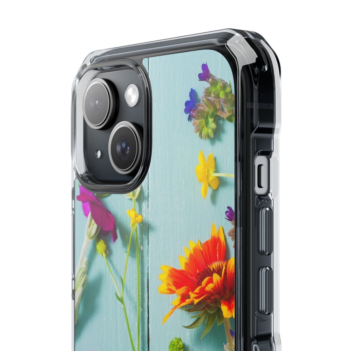 Magnetic Clear Impact Cases- Blossom Field