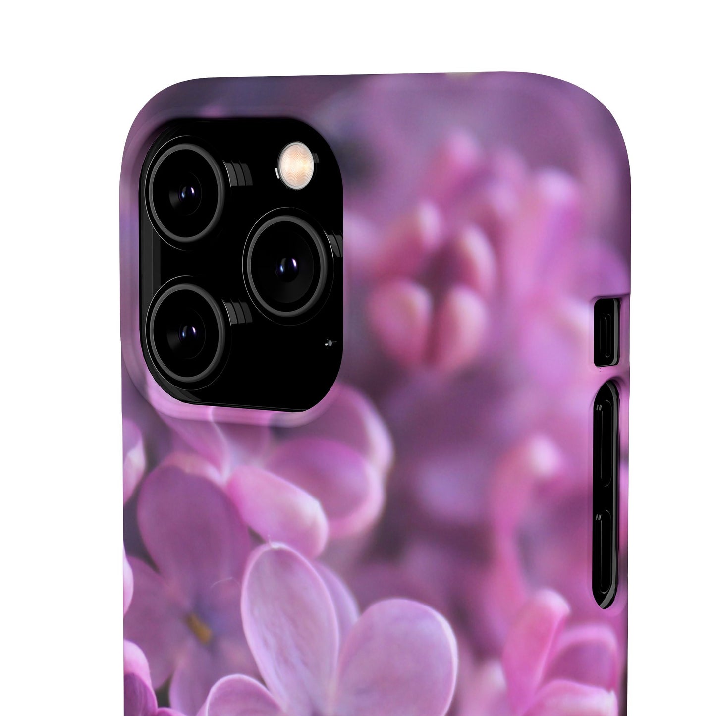 Snap Cases – Vibrant Purple Blossom Design for a Personalized Touch