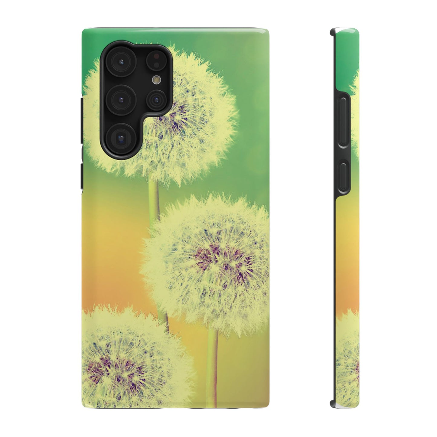 Impact-Resistant Phone Case - Whimsical Dandelion