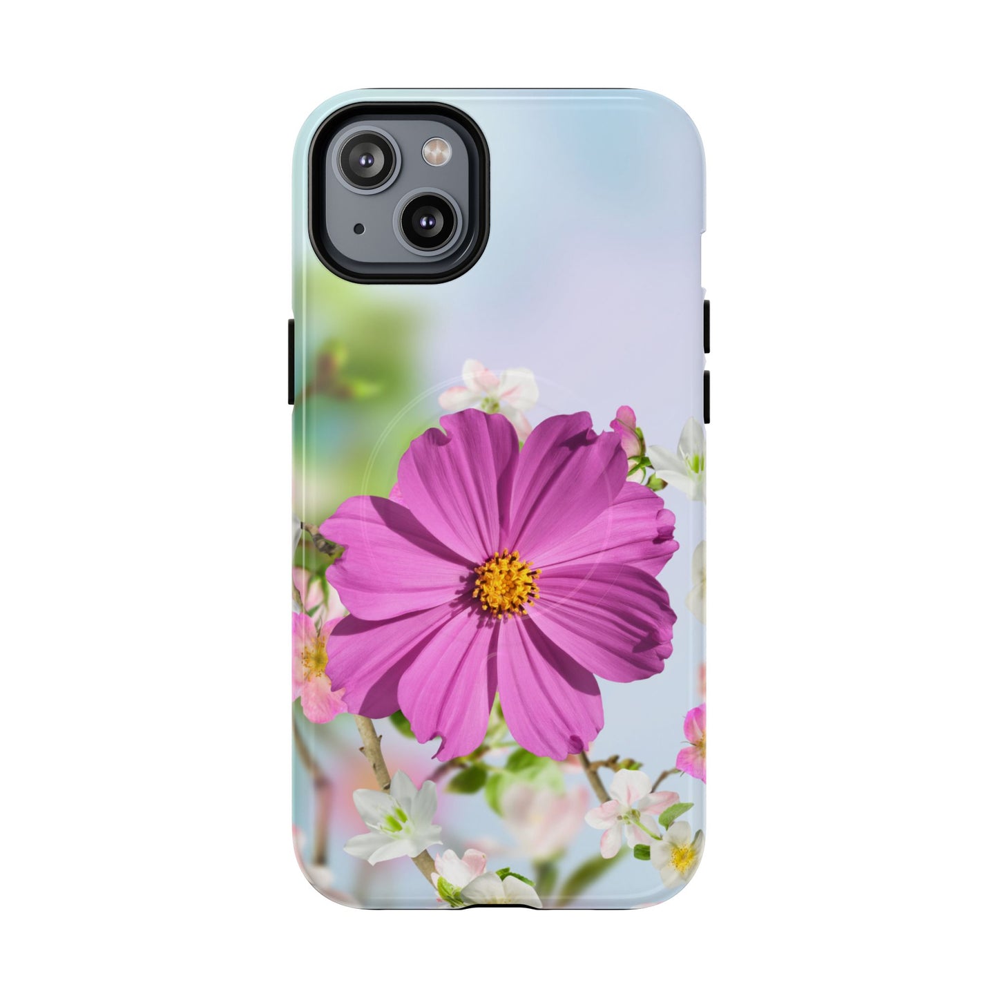 Tough Magnetic Phone Case - Vibrant Flower Design for Nature Lovers