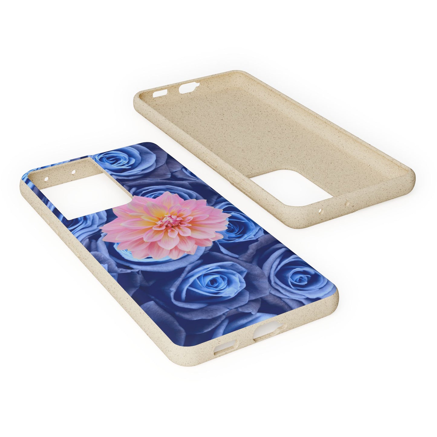 Biodegradable Cases- Blue Roses Design