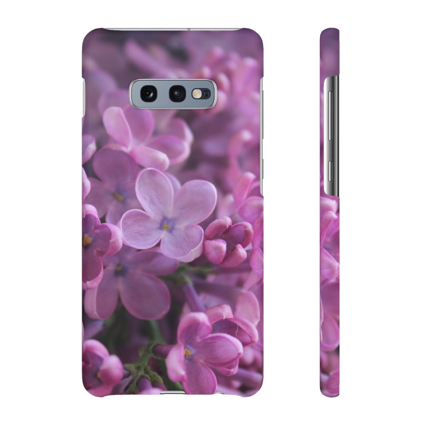 Snap Cases – Vibrant Purple Blossom Design for a Personalized Touch