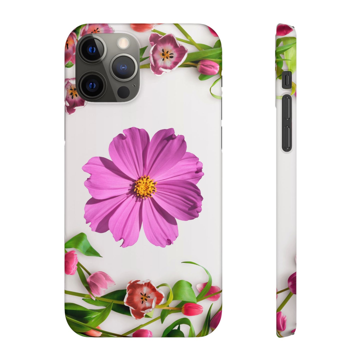 Snap Case- Elegant Flower Design