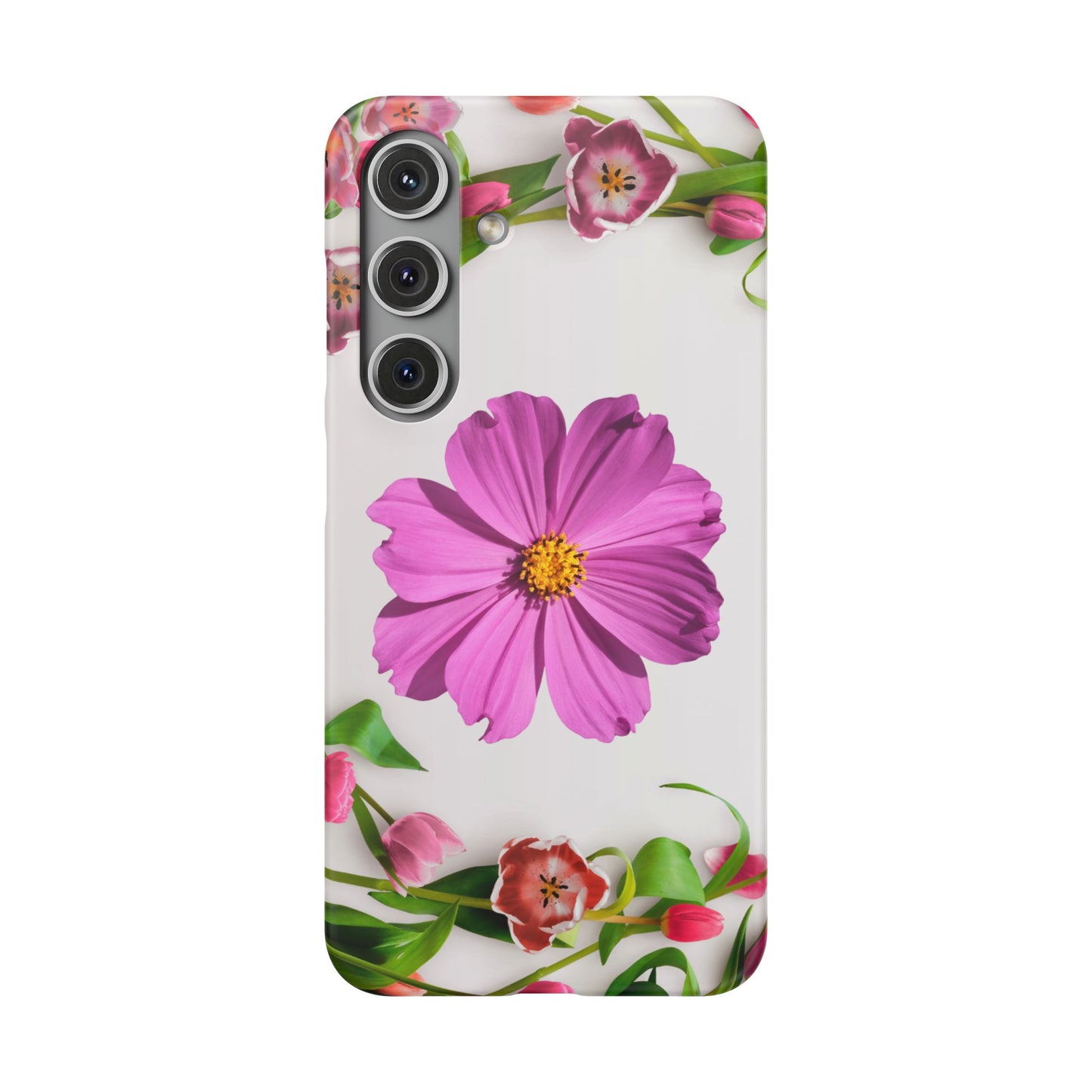 Snap Case- Elegant Flower Design