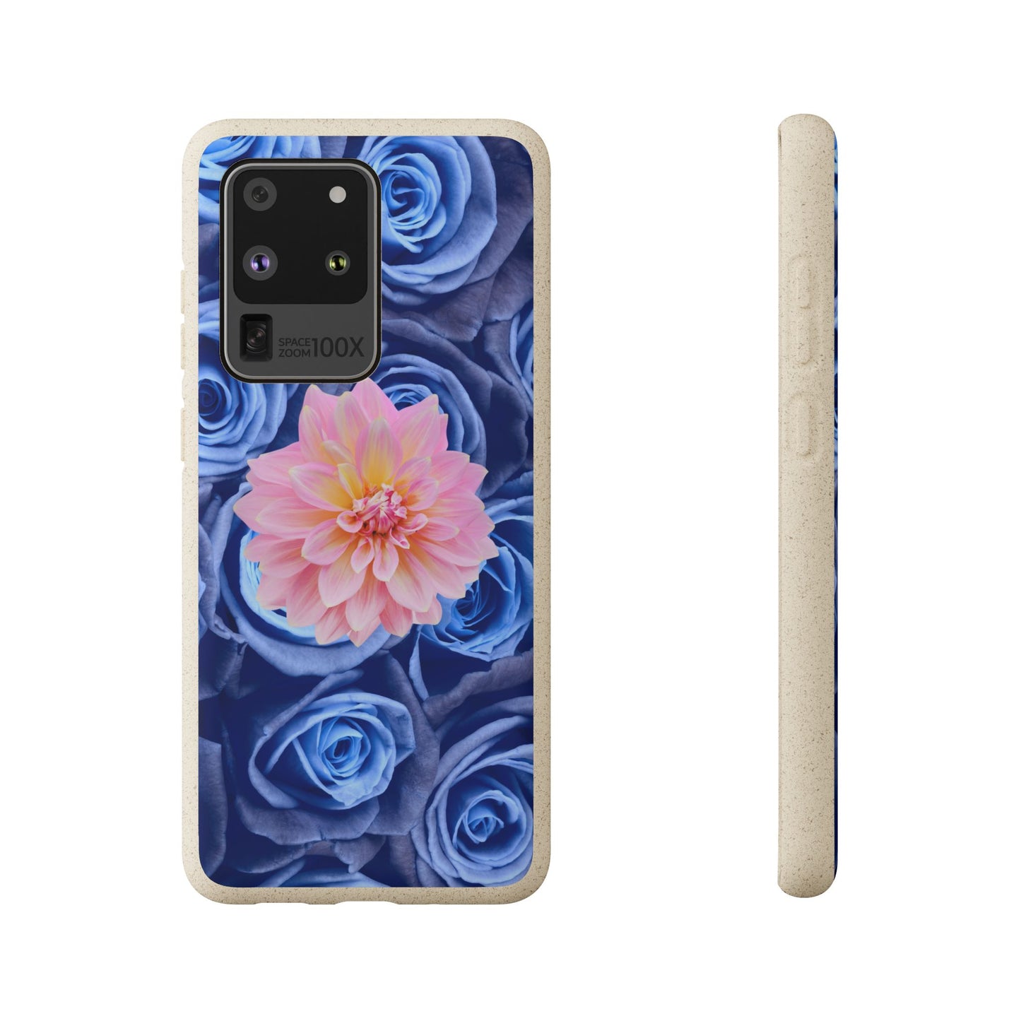 Biodegradable Cases- Blue Roses Design