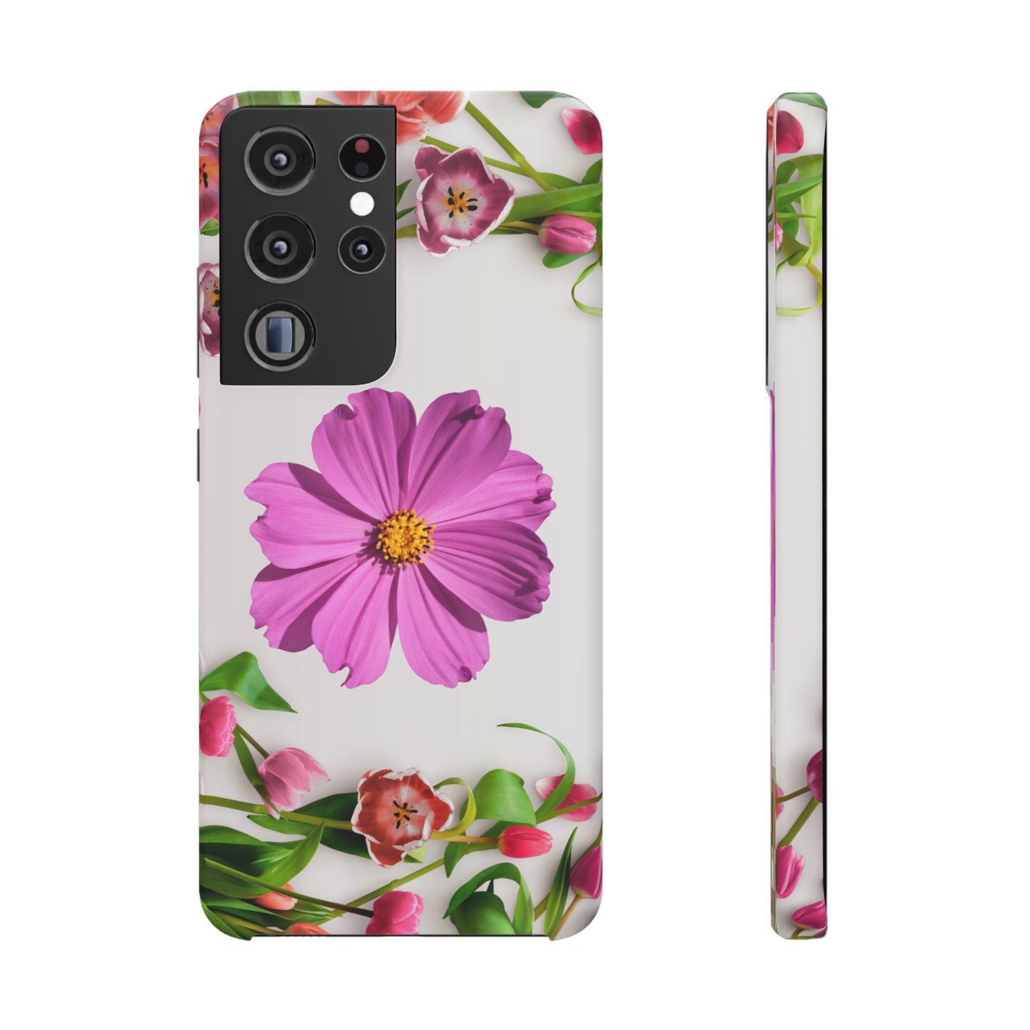 Snap Case- Elegant Flower Design