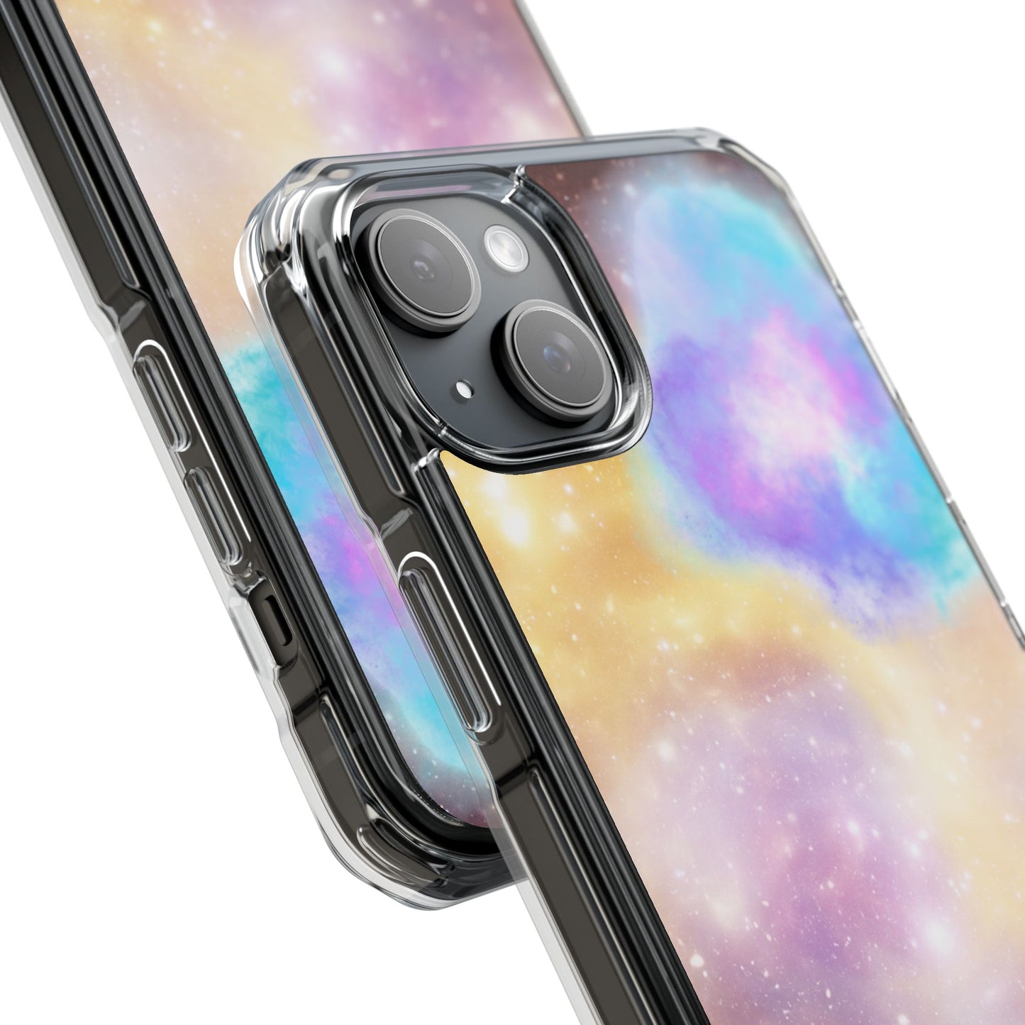 Magnetic Clear Phone Case - Cosmic Colors