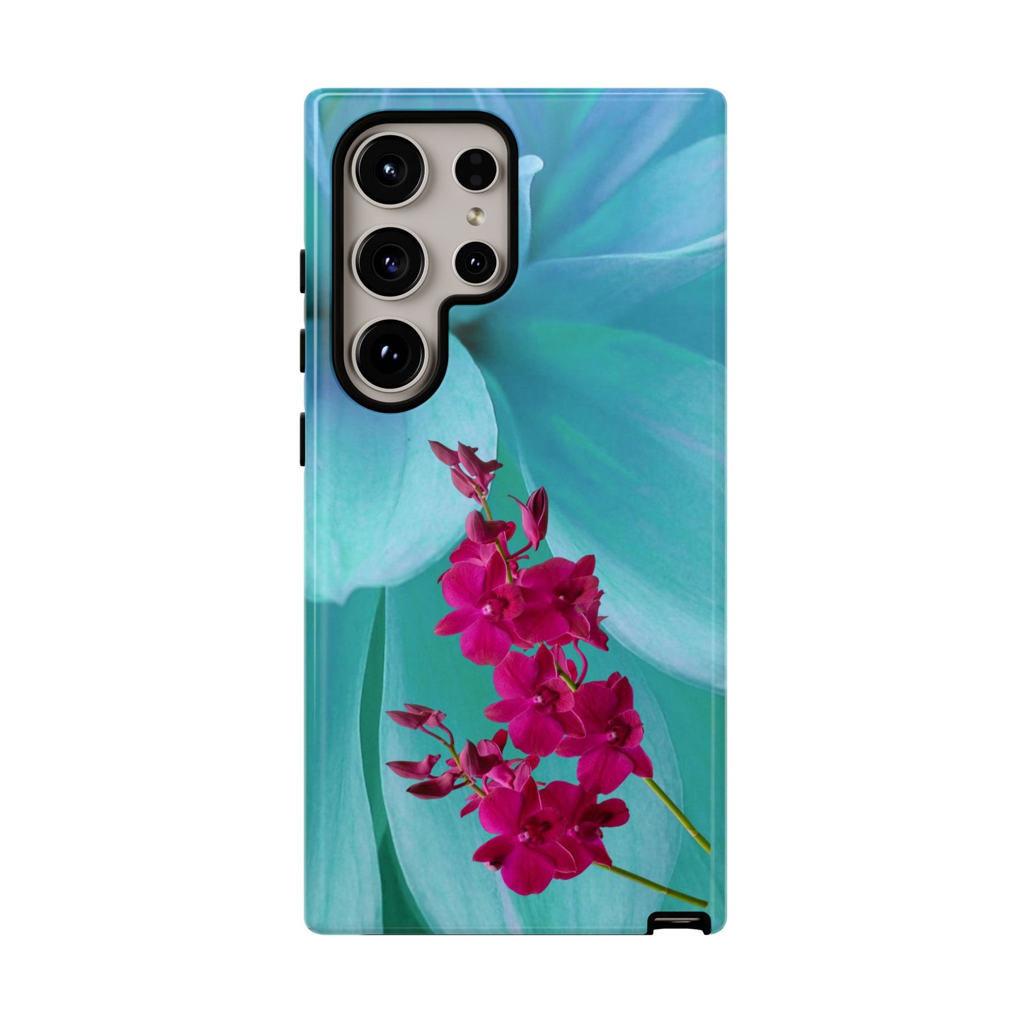 Tough Phone Case - Elegant Orchid Design