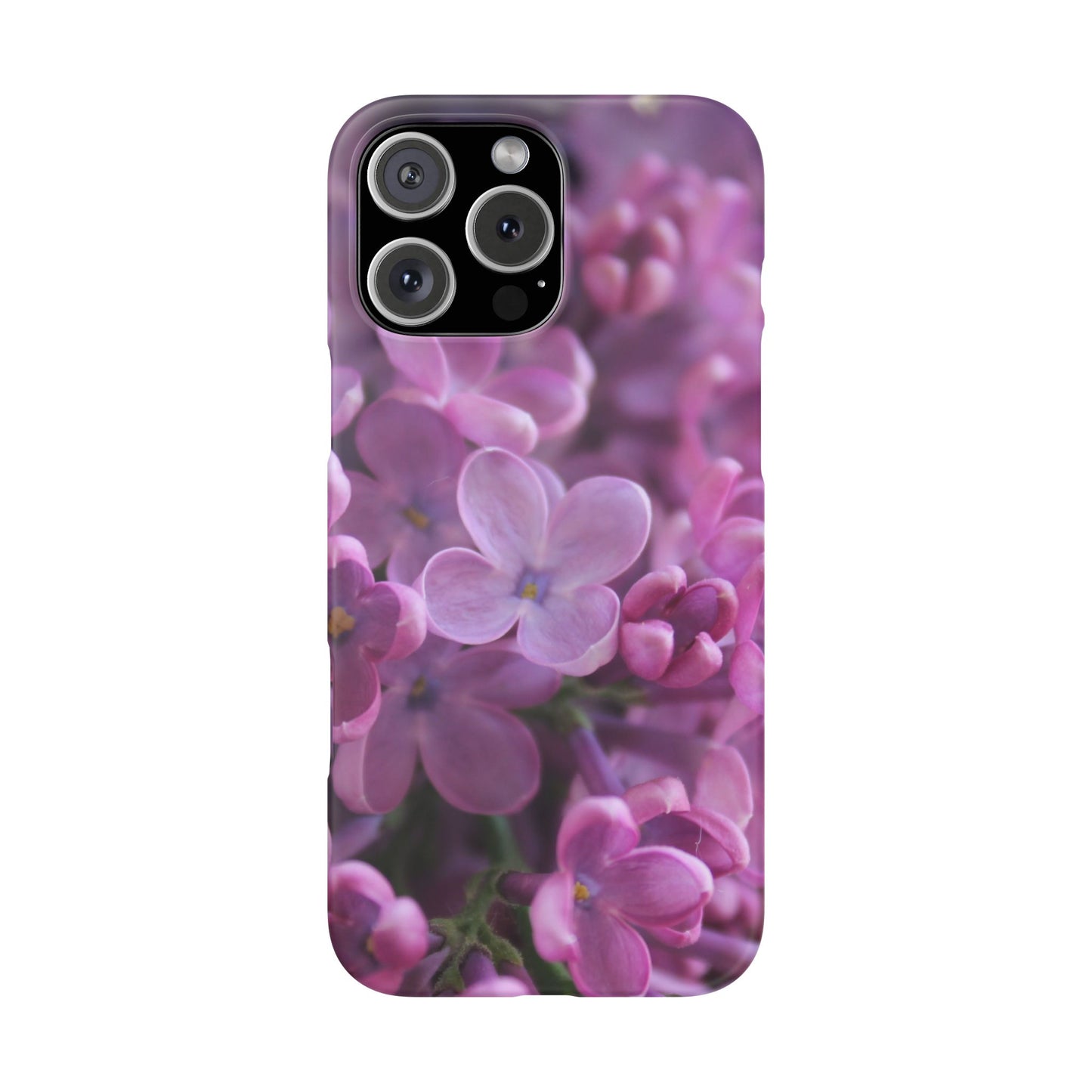 Snap Cases – Vibrant Purple Blossom Design for a Personalized Touch