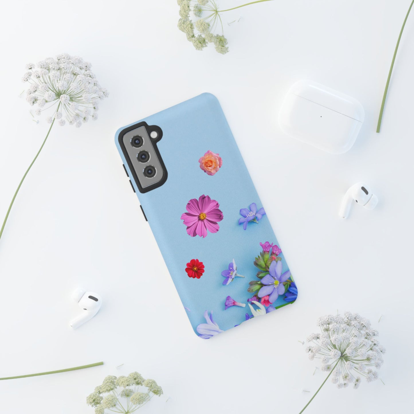 Tough Phone Case - Colorful Flower Design for Spring & Summer