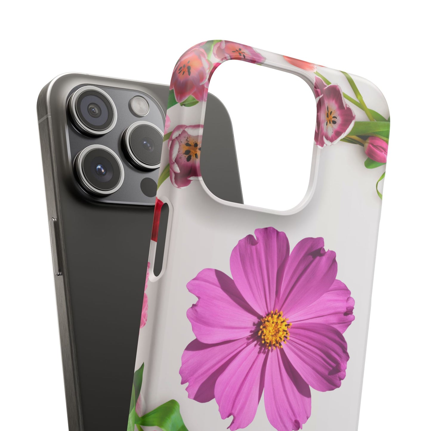 Snap Case- Elegant Flower Design