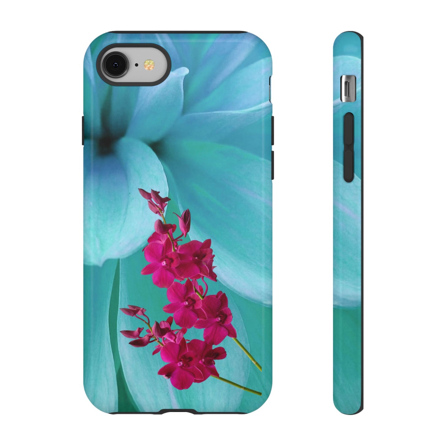 Tough Phone Case - Elegant Orchid Design