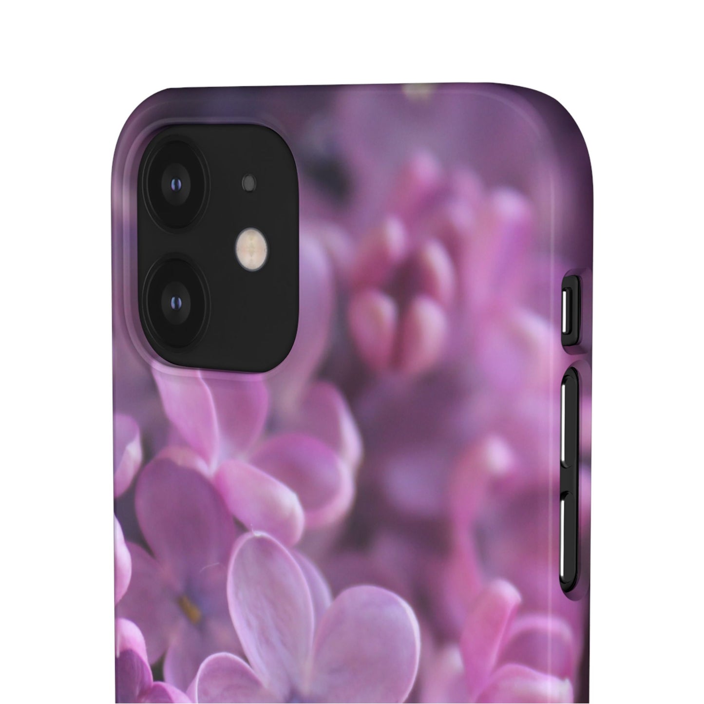 Snap Cases – Vibrant Purple Blossom Design for a Personalized Touch