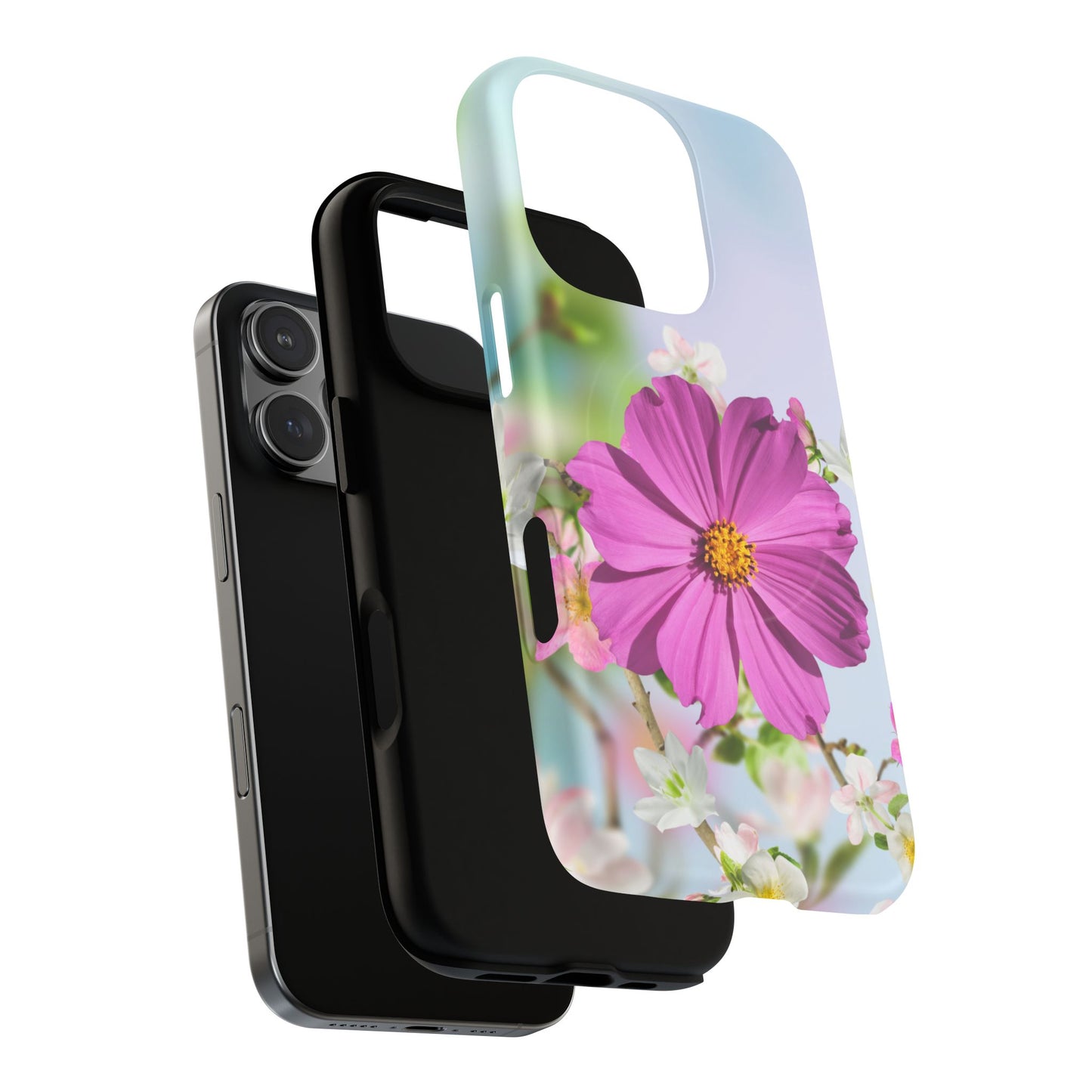 Tough Magnetic Phone Case - Vibrant Flower Design for Nature Lovers