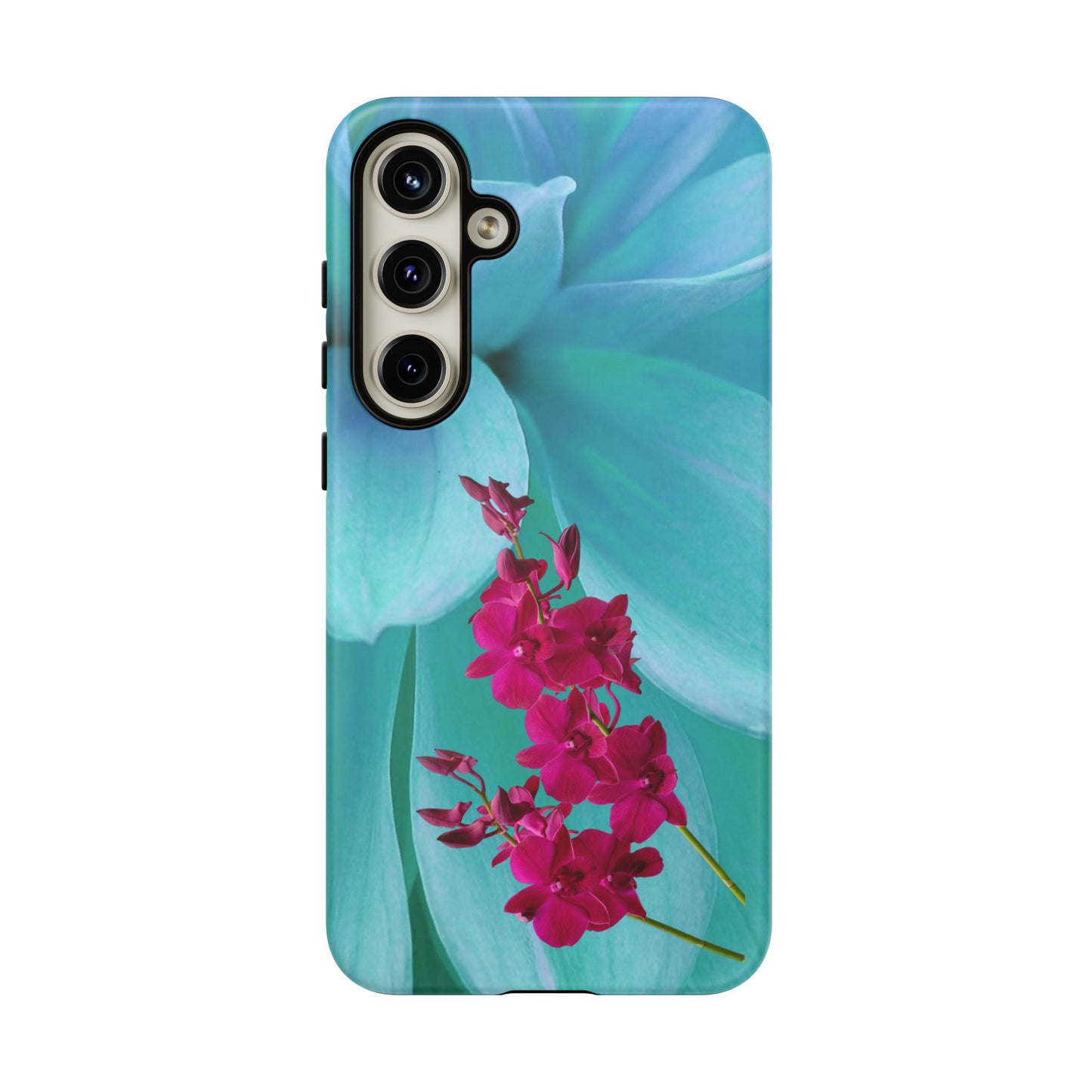 Tough Phone Case - Elegant Orchid Design