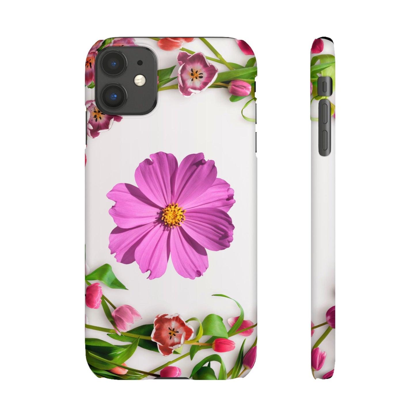 Snap Case- Elegant Flower Design