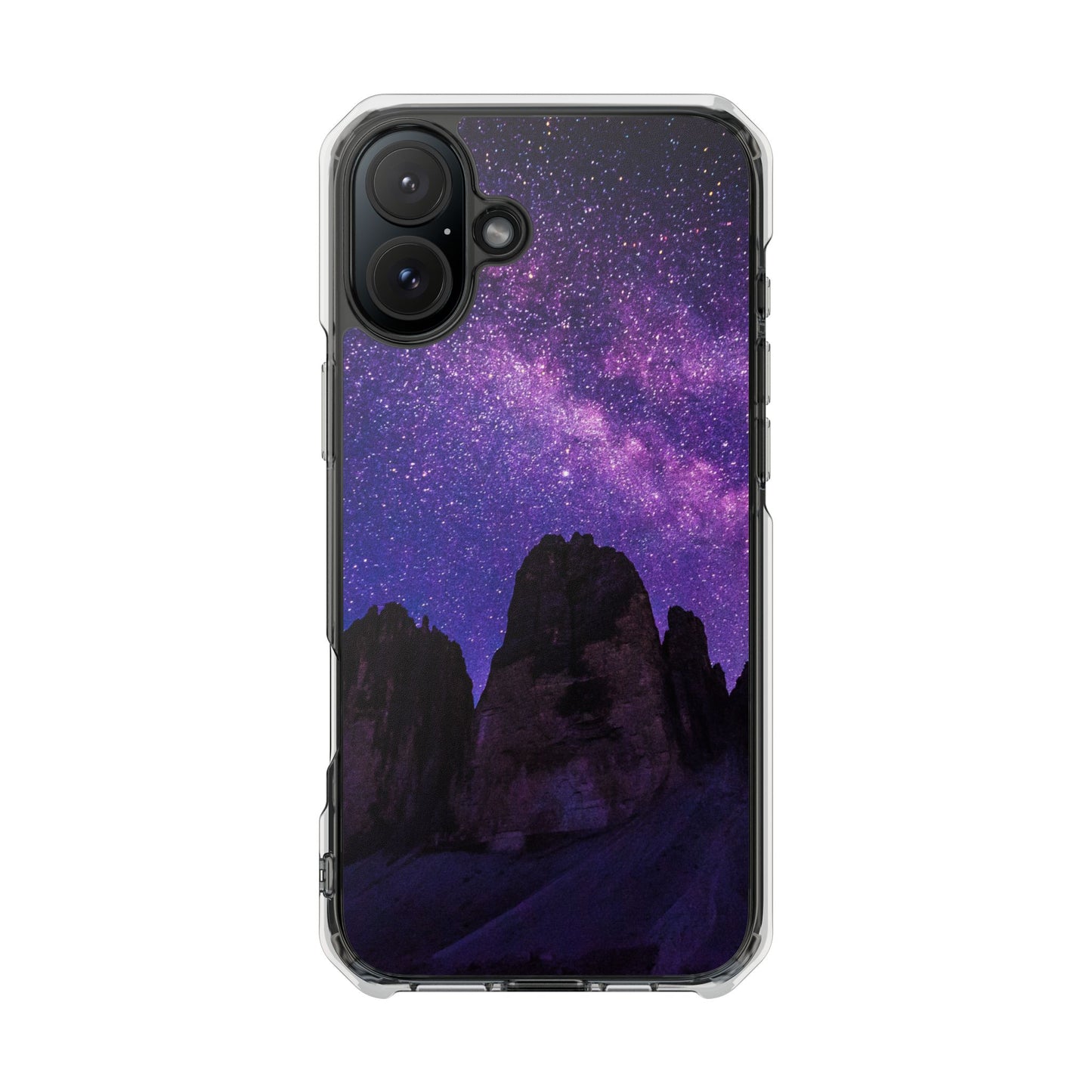 Magnetic Clear Impact Case- Stunning Starry Design