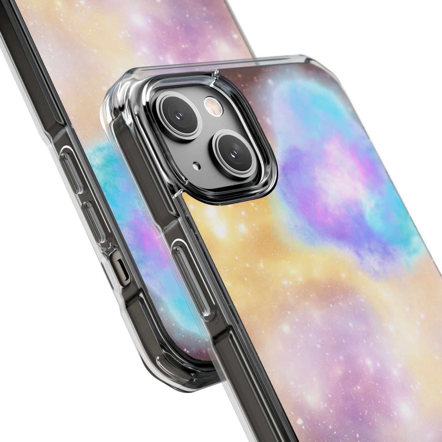 Magnetic Clear Phone Case - Cosmic Colors